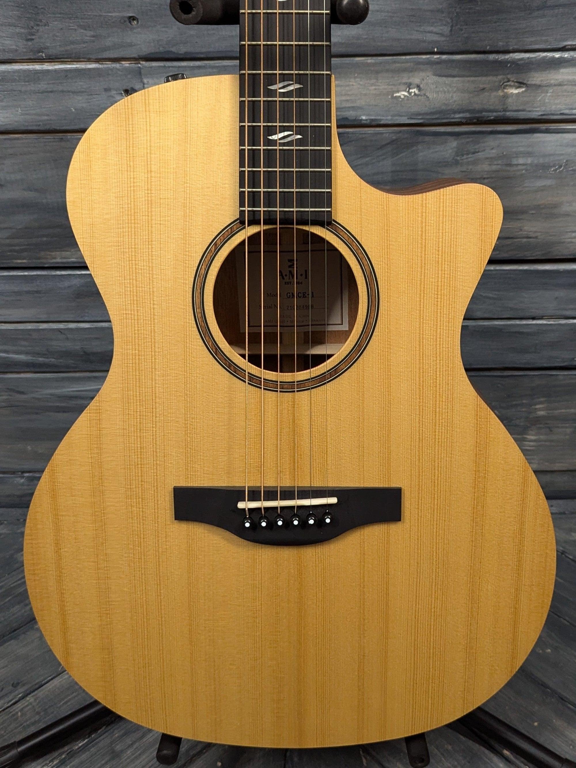 AMI-Guitars Acoustic Electric Guitar AMI-Guitars GMCE-1 Acoustic Electric Cutaway Guitar