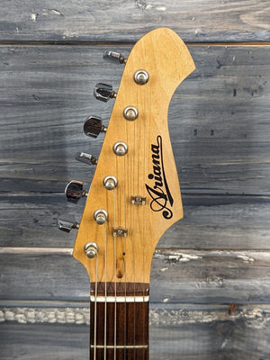 Used Ariana Strat front of the headstock