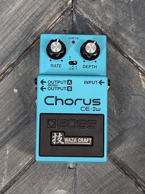 Boss Pedal Used Boss CE-2W Waza Craft Chorus Pedal