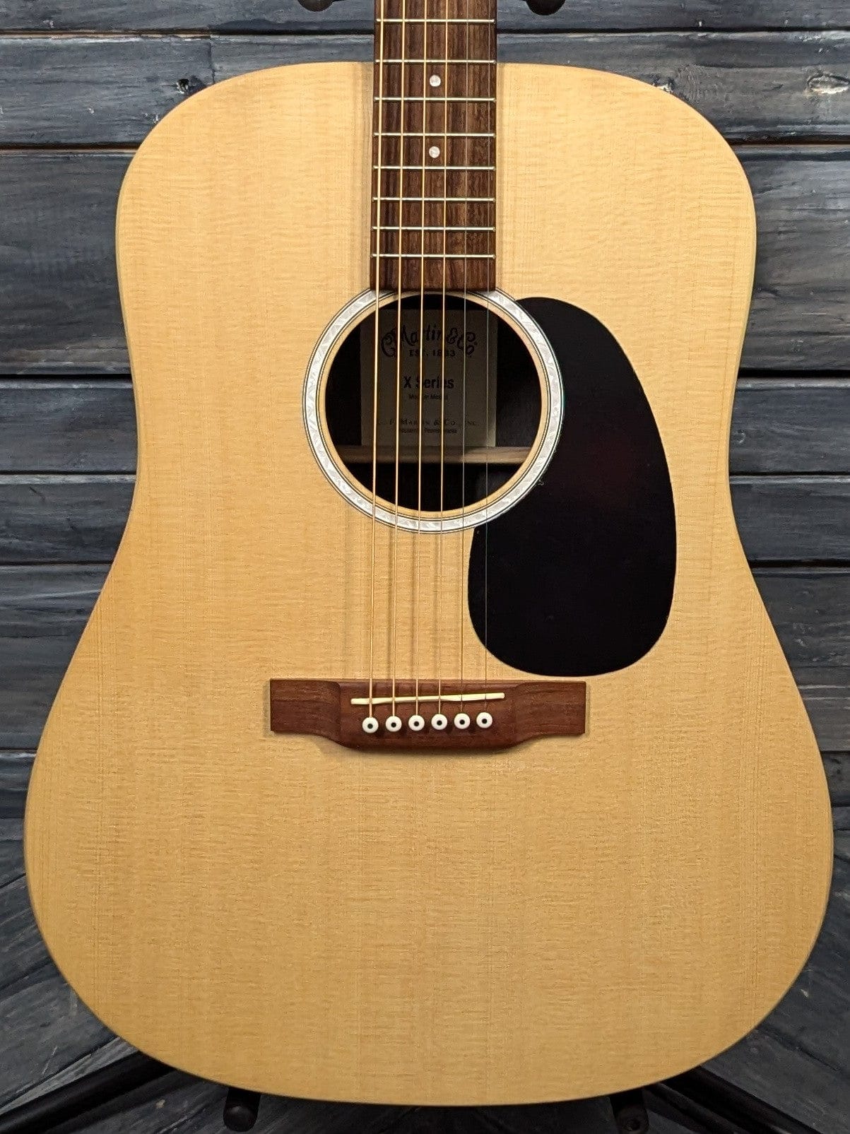 C.F. Martin Guitars Acoustic Electric Guitar Used Martin X Series D-X2E Acoustic-Electric Guitar with Gig Bag