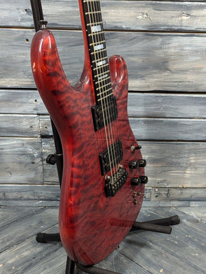 Used Carvin DC bass side view of the body