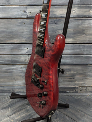 Used Carvin DC treble side view of the body