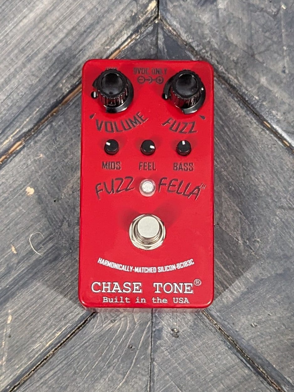 Used Chase Tone Fuzz Fella top of the pedal