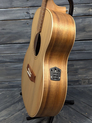 Cole Clark Acoustic Electric Guitar Cole Clark Left Handed AN2ELHBB ANGEL 2 E Bunya Face Australian Blackwood Back and Sides Acoustic Electric Guitar