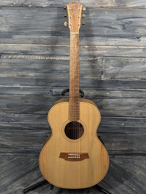 Cole Clark Acoustic Electric Guitar Cole Clark Left Handed AN2ELHBB ANGEL 2 E Bunya Face Australian Blackwood Back and Sides Acoustic Electric Guitar