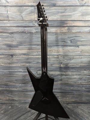 Used Dean Z full view of the back of the guitar