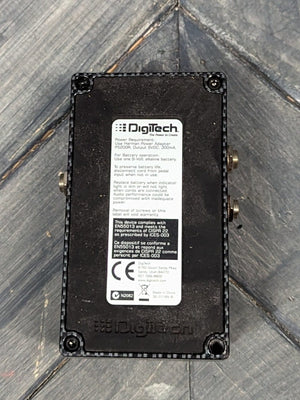 Used Digitech DF-7 bottom of the pedal