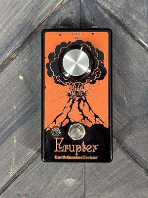 Used Earthquaker Devices Erupter top of the pedal