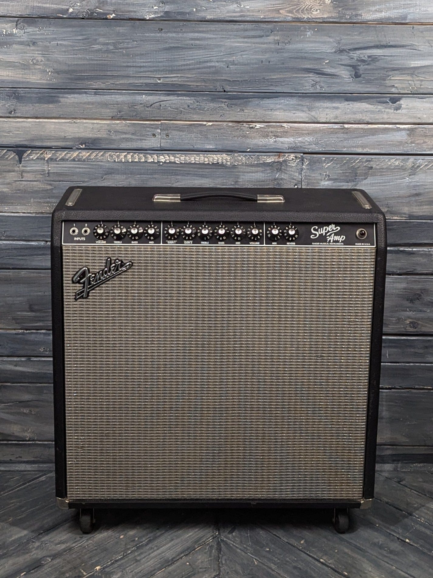 Fender Amp Used Fender Super Amp 4x10 Electric Guitar Combo Amp