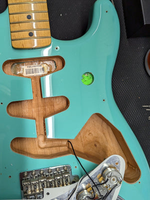 Fender Electric Guitar Used Fender 2019 Vintera 50's Stratocaster Electric Guitar with Hard Case - Seafoam Green