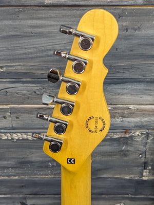 G&L Left Handed Tribute ASAT Classic back of the headstock