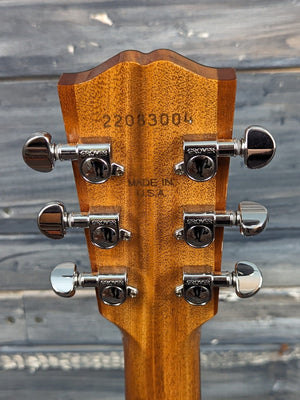 Used Gibson LG-00 Studio back of the headstock