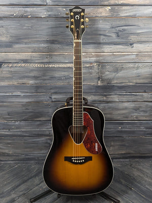 Gretsch Acoustic Electric Guitar Used Gretsch G5024E Rancher Dreadnought Acoustic-Electric Guitar with Hard Case