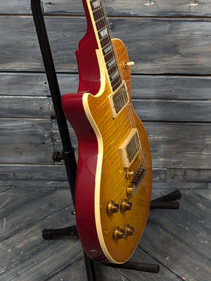 Heritage Electric Guitar Used Heritage 90s Left-Handed H150-CM Amber Burst Electric Guitar with Hard Case