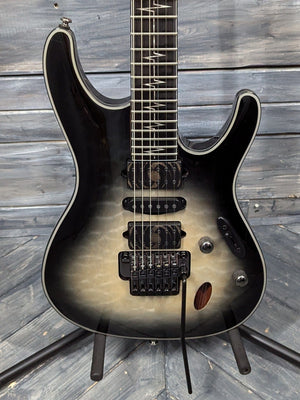 Used Ibanez JIVA10-DSB close up of the body