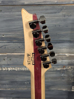 Used Ibanez JIVA10-DSB back of the headstock