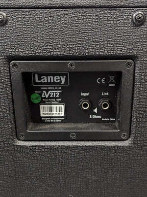 Laney Musical Instrument Amplifier Cabinets Used Laney LV-212 LV Series 2x12 8-Ohm Electric Guitar Cabinet