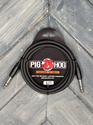 Pig Hog adapter Pig Hog PTRS06 6ft 1/4" TRS - 1/4" TRS Cable Adapter