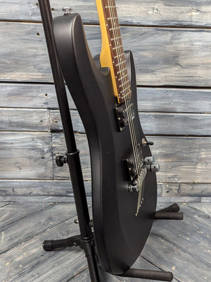 Used Schecter C-6 Deluxe bass side view of the body