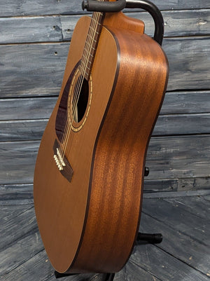 Simon and Patrick Acoustic Guitar Used Simon & Patrick Left-Handed SP 6 Mahogany Cedar Acoustic Guitar with Gig Bag