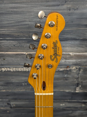 Used Squier Classic Vibe 50s Tele front of the headstock