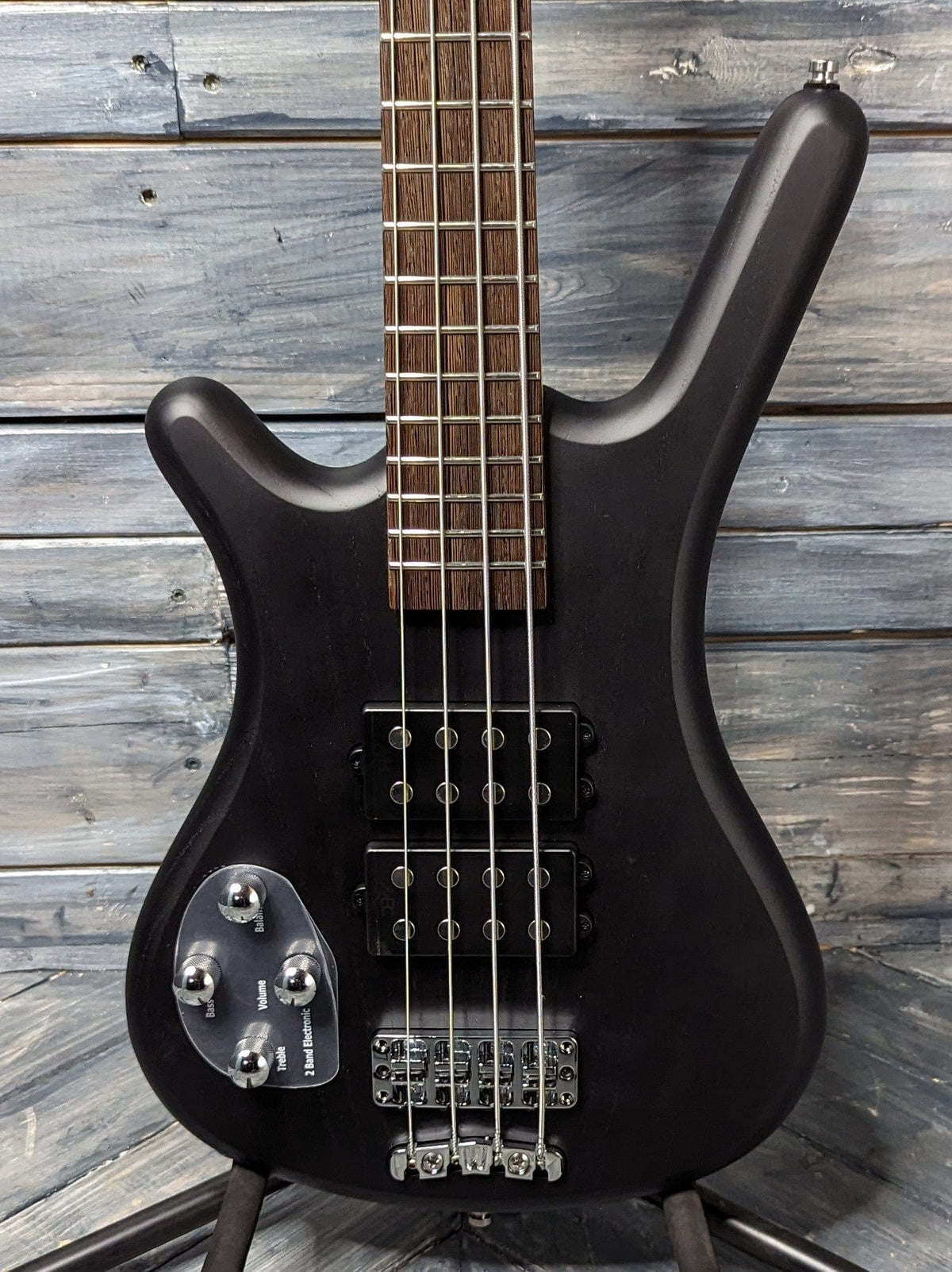 Warwick Left Handed RockBass Corvette $$-4 Nirvana Black Transparent S ...