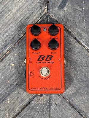 Used Xotic Effects BB Preamp top of the pedal