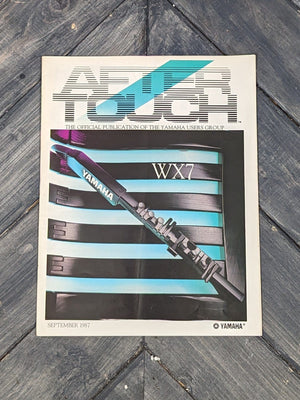 Used Yamaha WX7 magazine publication from september 1987