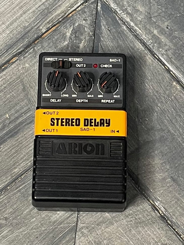 Used Arion SAD-1 Stereo Delay Effect Pedal