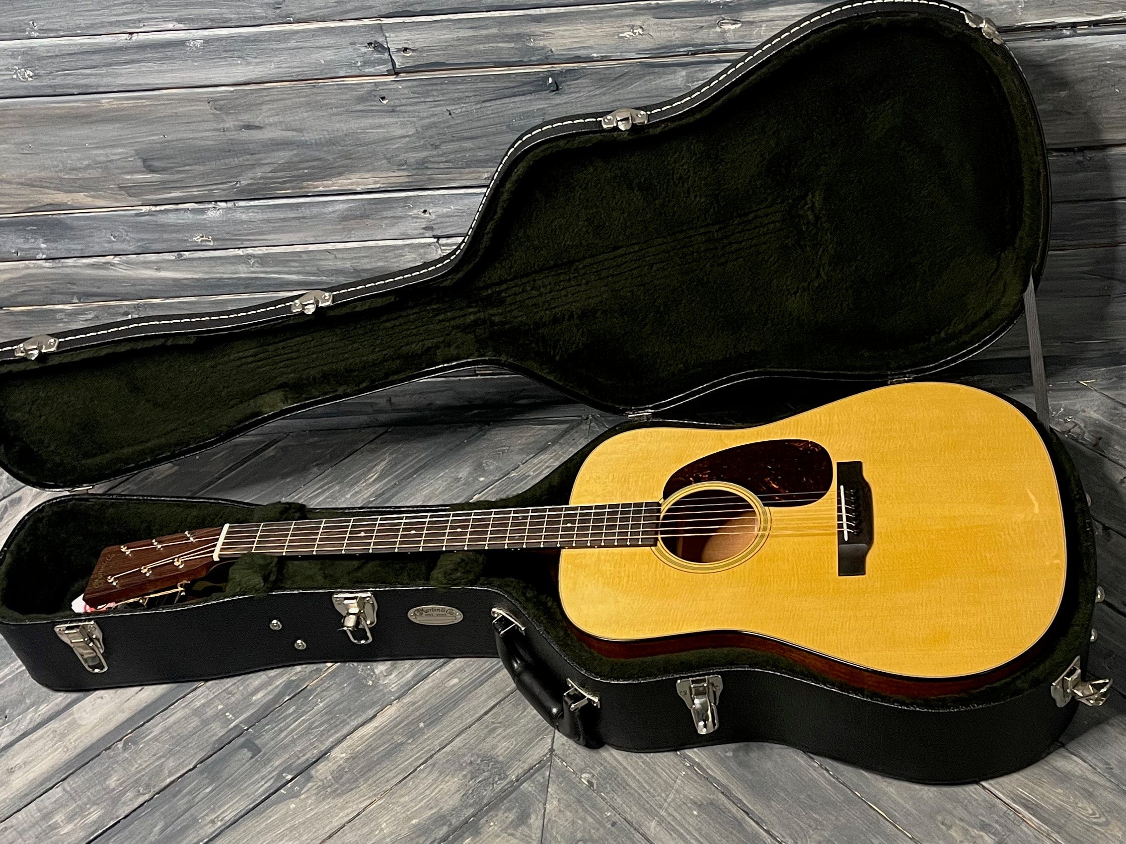 Martin D-18 Standard Series Acoustic Guitar- Natural - Adirondack