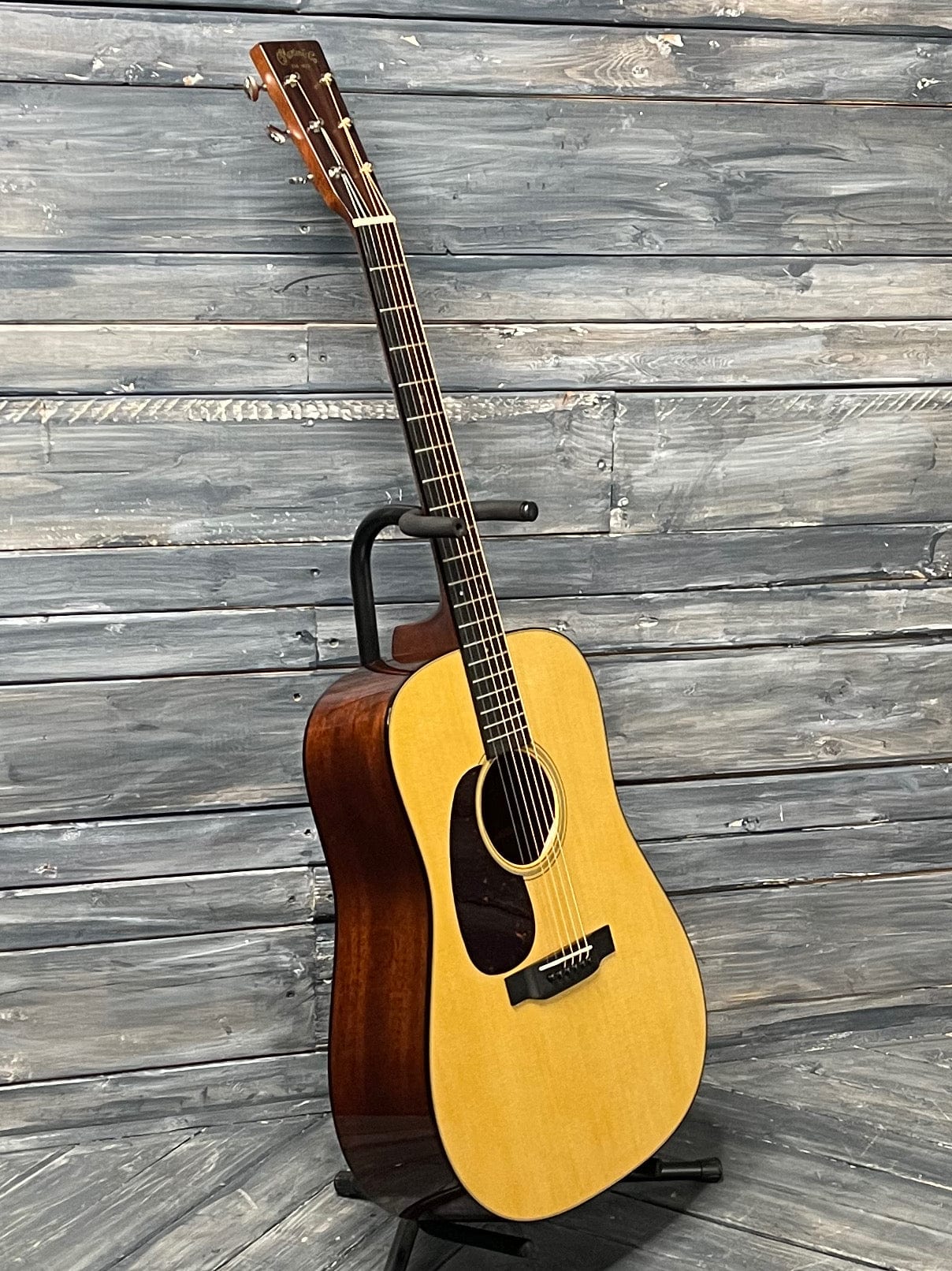 Martin Left Handed D-18 Standard Series Acoustic Guitar- Natural