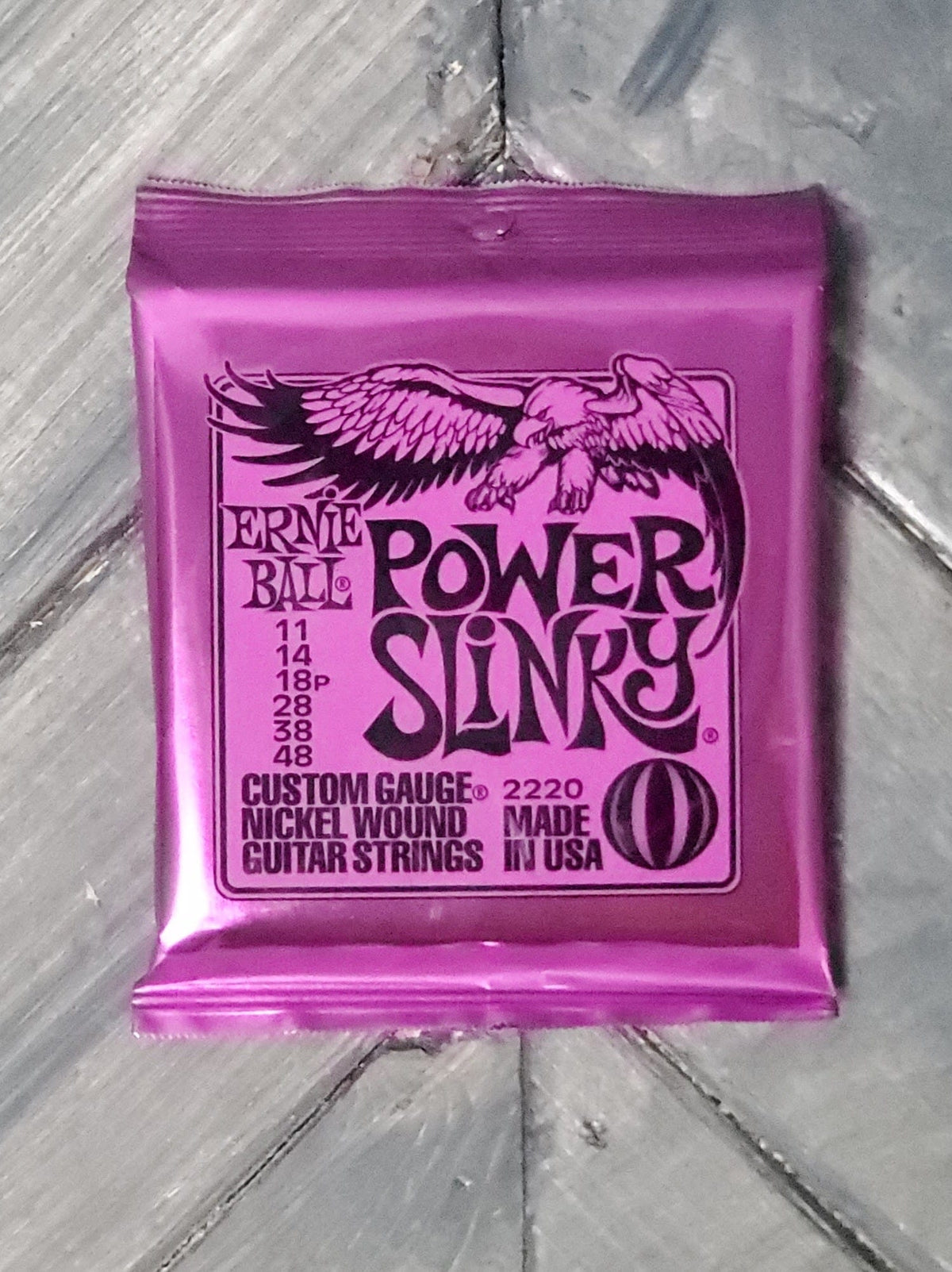 Ernie Ball Power Slinky Nickel Wound Electric Guitar Strings Adirondack Guitar