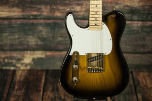 G&L Guitars Electric Guitar G&L Left Handed ASAT Classic Solamente MFD Electric Guitar - 2 Tone Sunburst