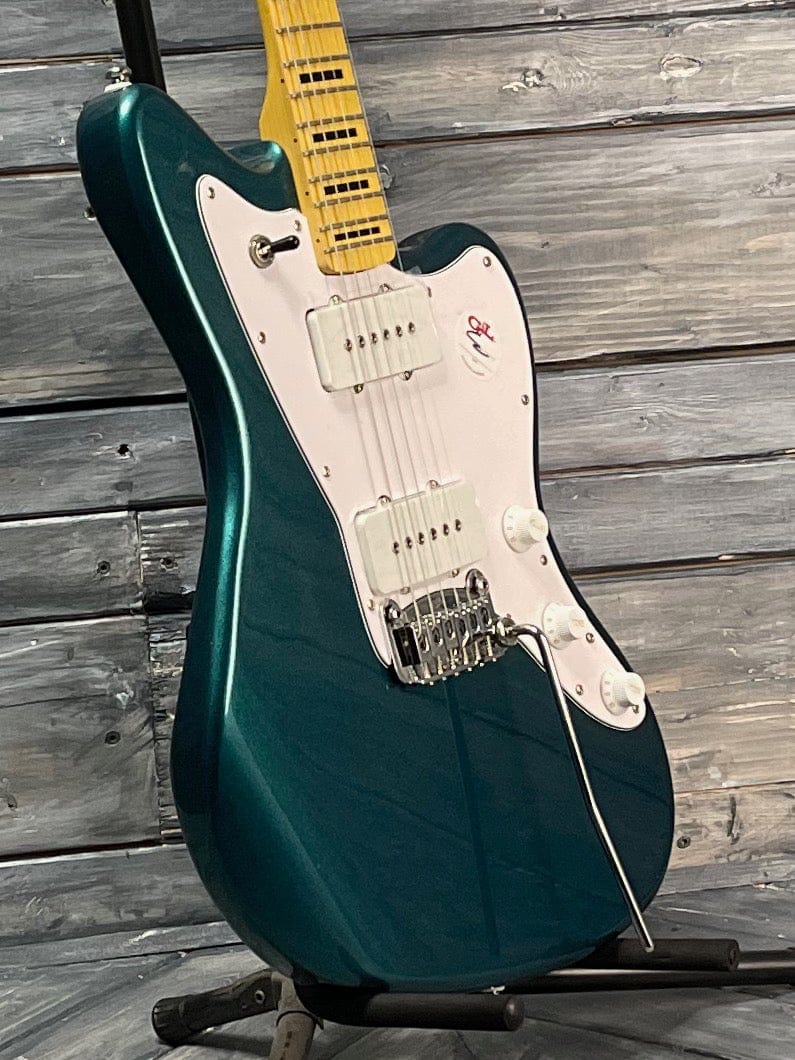 G&L Tribute Doheny Off Set Electric Guitar - Emerald Blue Metallic