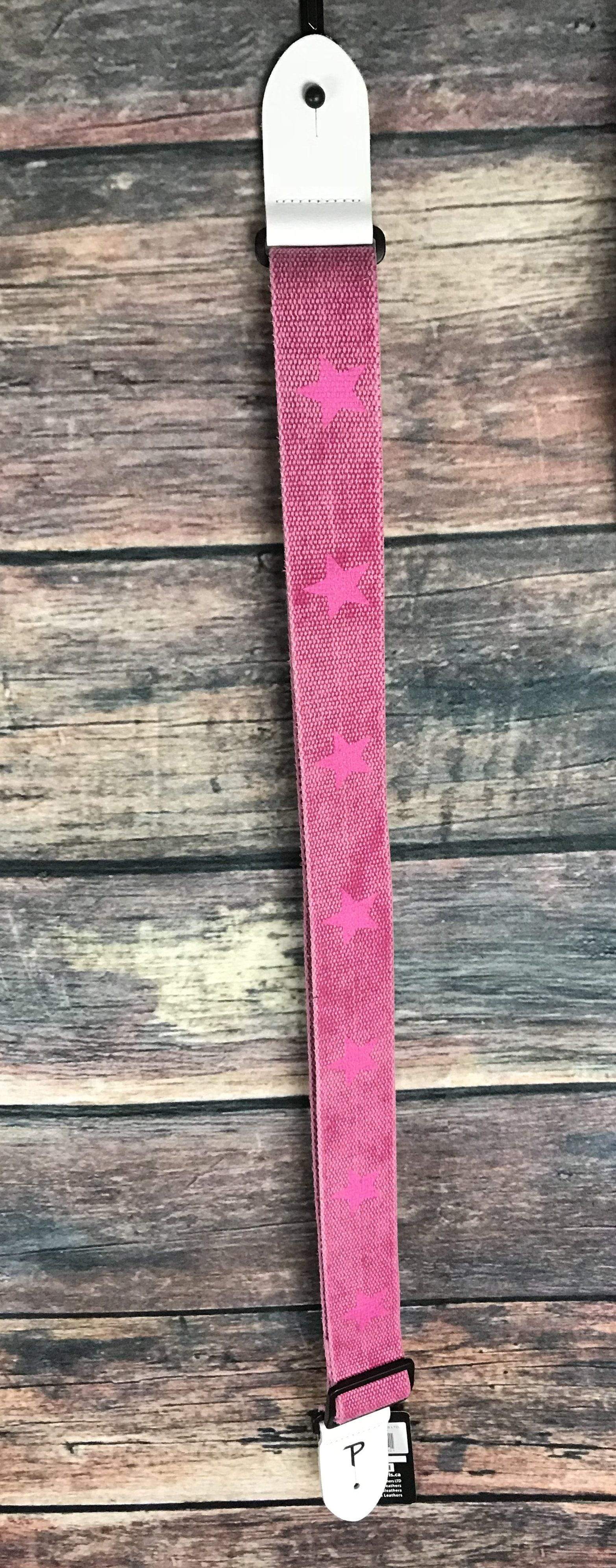 Guitar strap pink