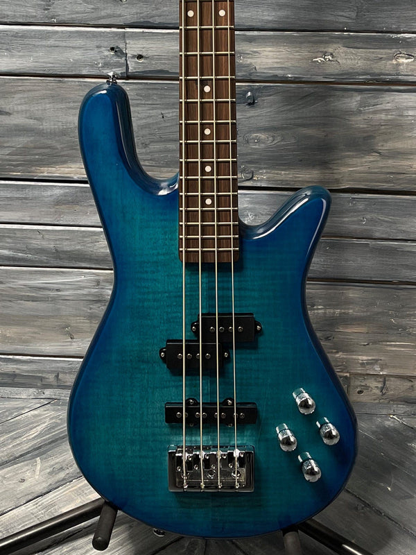 Spector Legend 4 Standard 4 String Electric Bass Bass- Blue Stain
