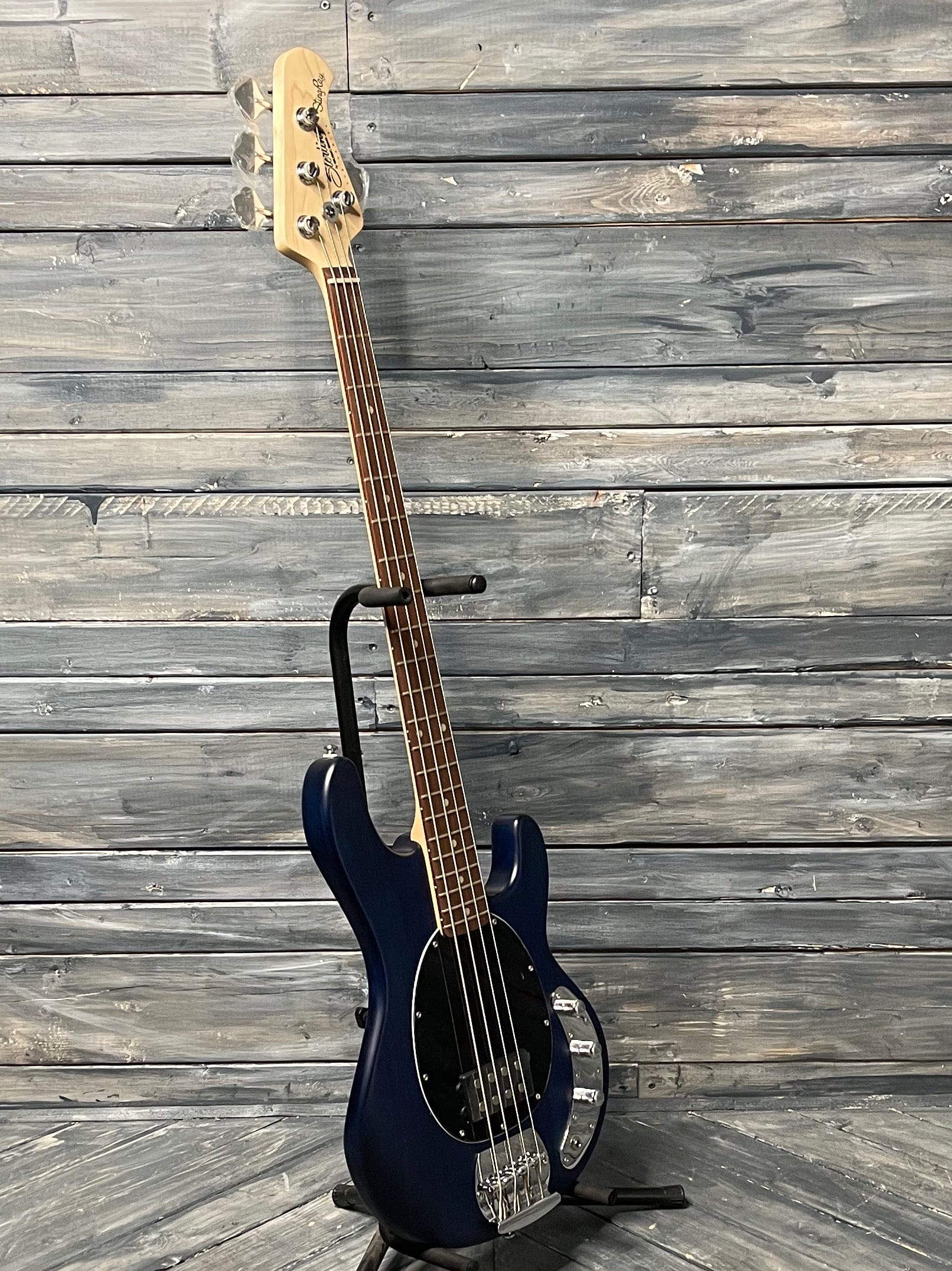 Sterling by Music Man Stingray Ray 4 Electric Bass- Satin Trans