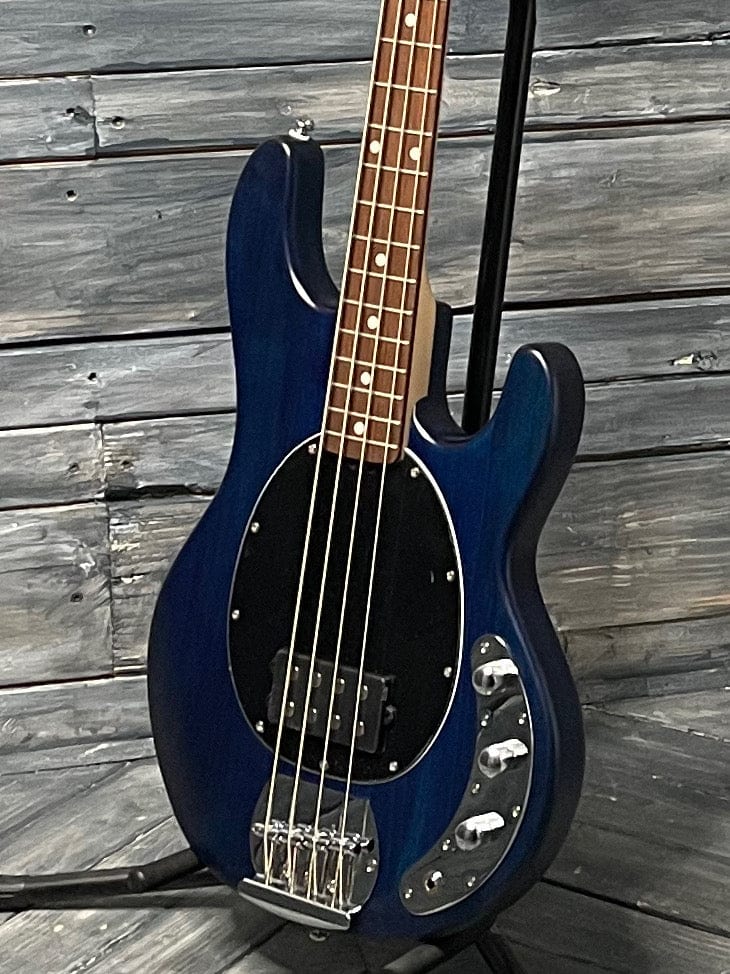 Sterling by Music Man Stingray Ray 4 Electric Bass- Satin Trans