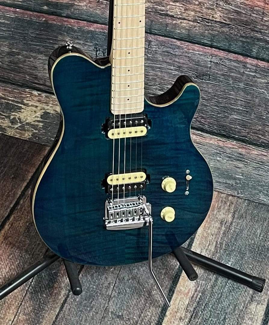 Sterling by Music Man AX3FM-NBL-M1 Axis Electric Guitar - Neptune 